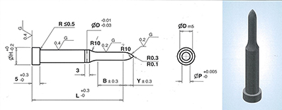 EPES Solid Carbide Pilot Punches